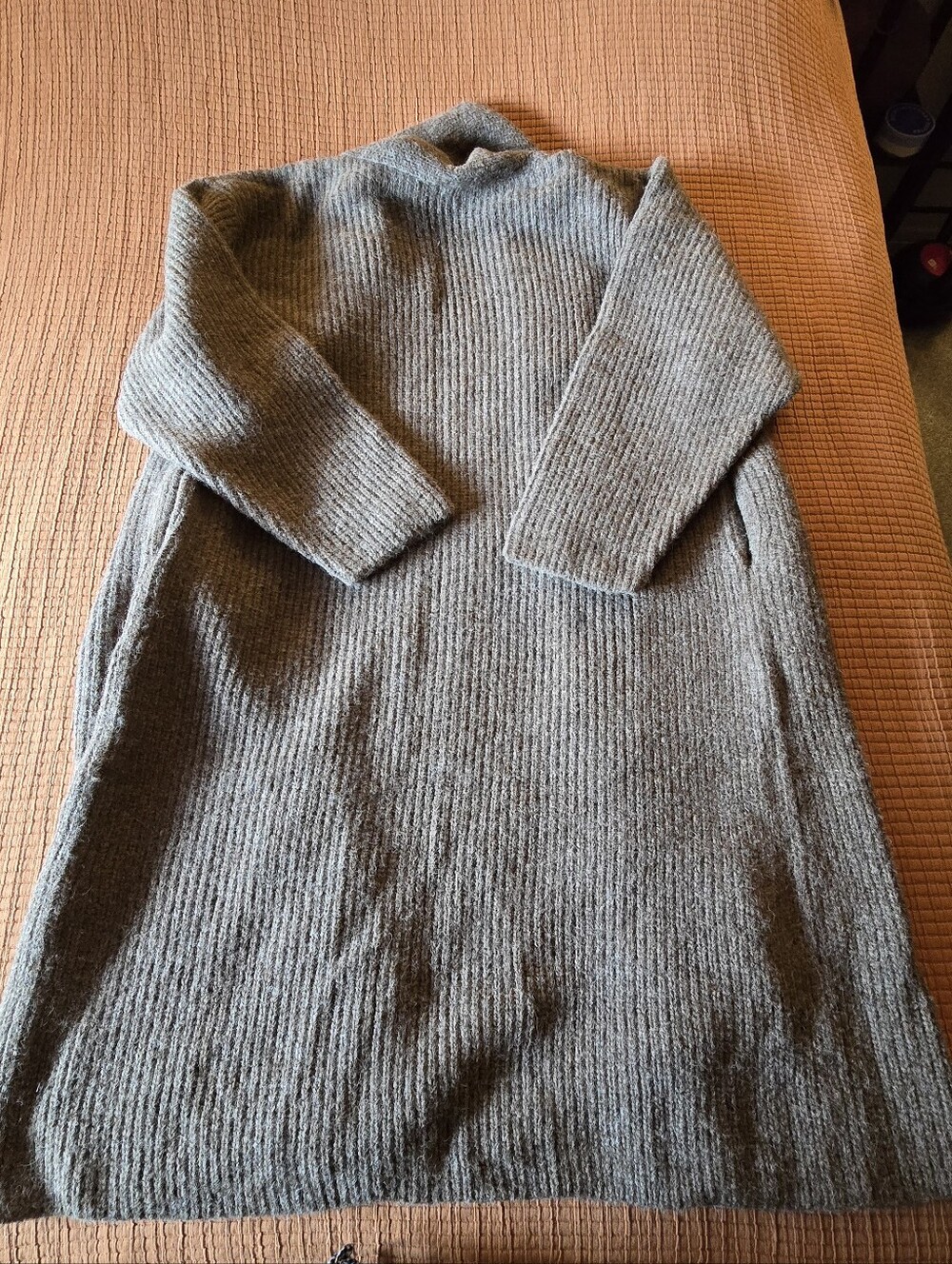 OZMA - Sloan Duster, Alpaca Blend, Barc - Picture 4 of 6